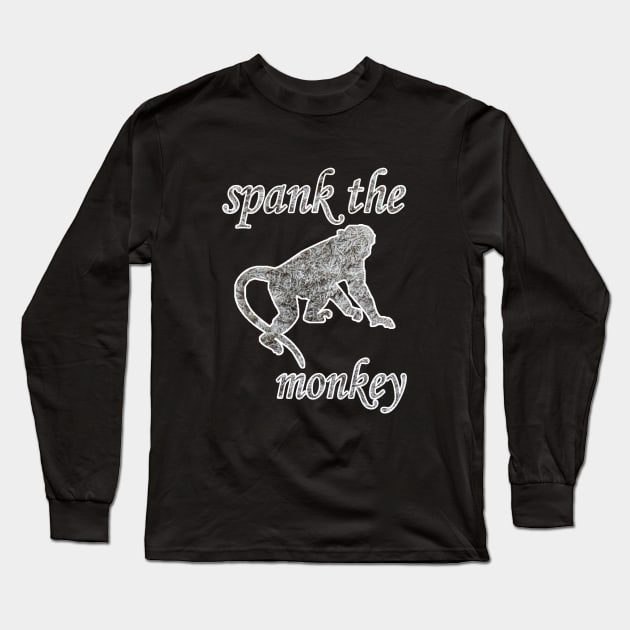 spank the monkey Long Sleeve T-Shirt by graficklisensick666